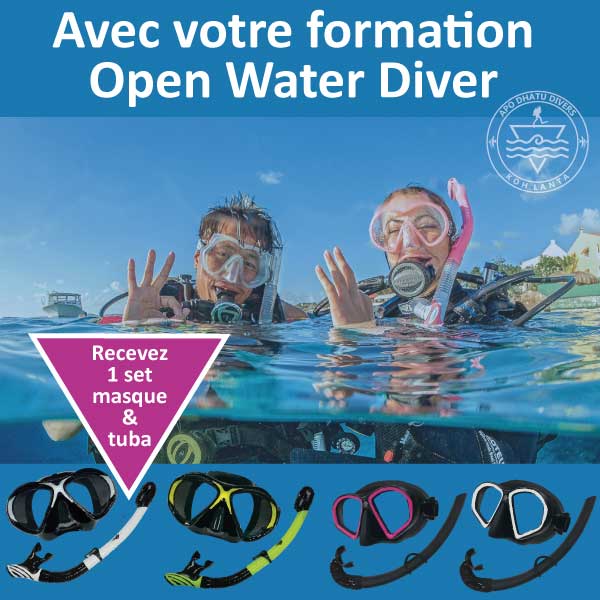 Open Water Diver Koh Lanta cadeau